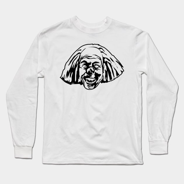 Clown Creepy Long Sleeve T-Shirt by SillyShirts